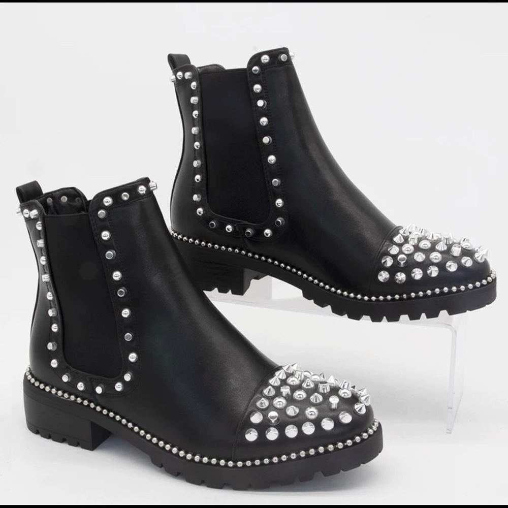 Studded Ankle Boots